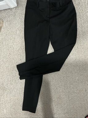Express Black Skinny Ponte Ankle Pants